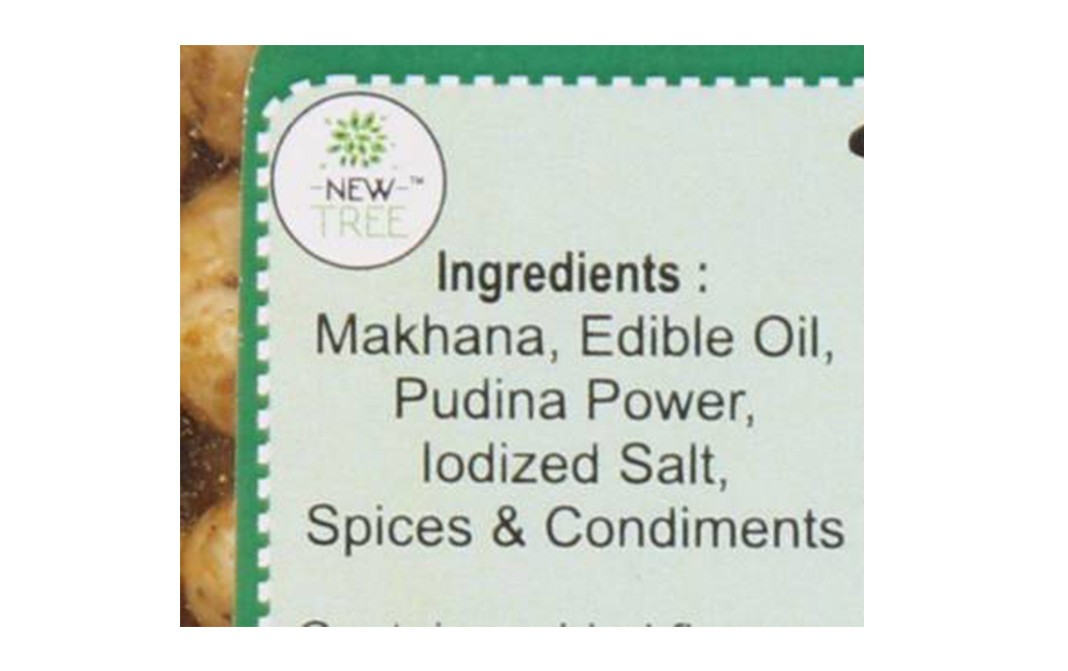 New Tree Munchbox Roasted Mini Makhana, Pudina   Plastic Jar  150 grams